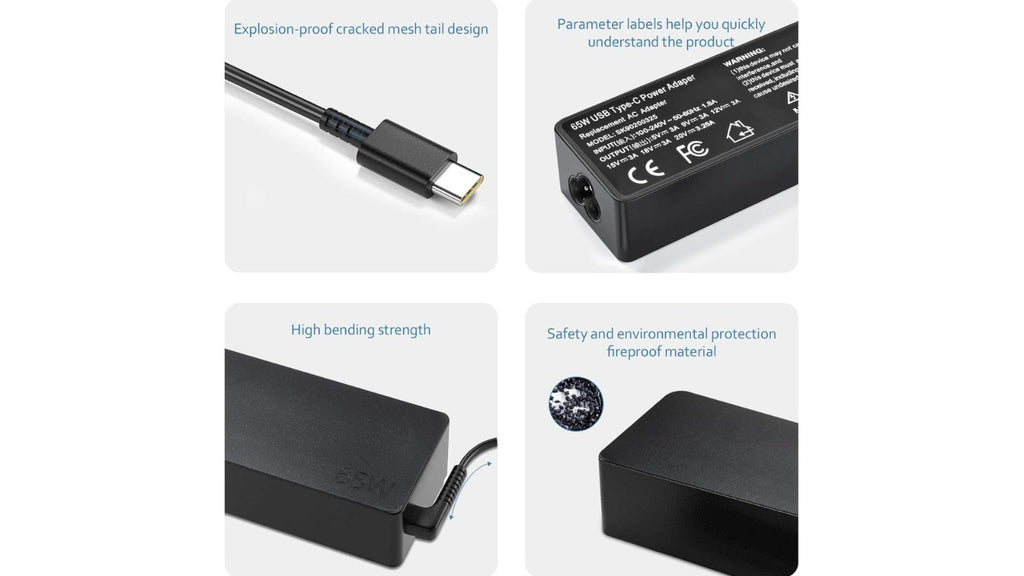 Alimentatore 65W USB C HP EliteBook 840 830 ProBook 440 450 G6 G7-G11 OmniBook X