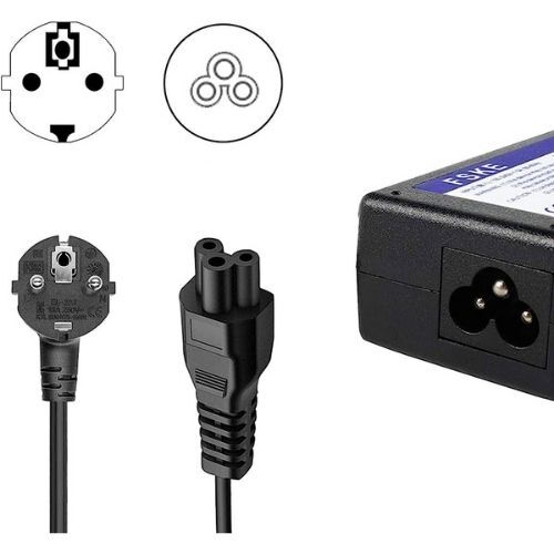 Cavo di Alimentazione Tripolare Shuko C5 Per Alimentatori Notebook N.10 Cavi