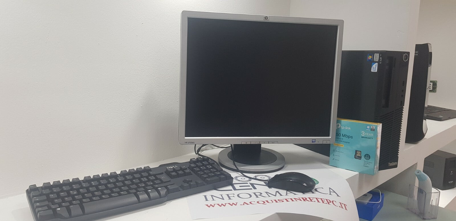 Postazione PC Ricondizionato Intel i5-6a Gen DDR4 + Monitor 17"-24" Incluso