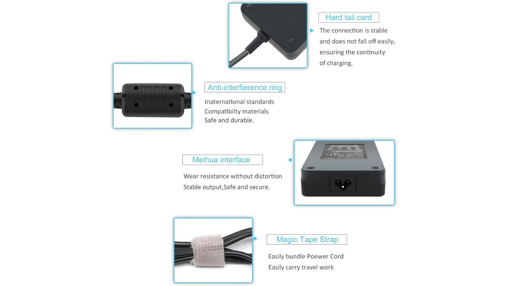 Alimentatore Dell 180W 19.5V 9.23A Dock WD19 WD22TB4 D6000 7.4mm NUOVO