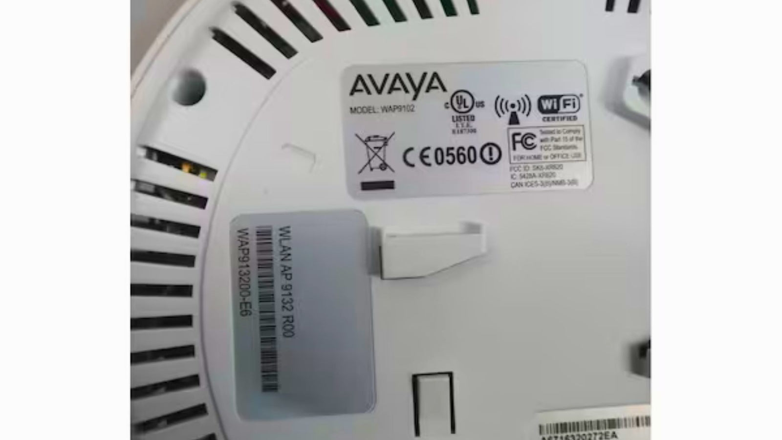 Avaya WAP9102 Access Point Ricondizionato Dual-Band PoE WIFI Professionale Usato