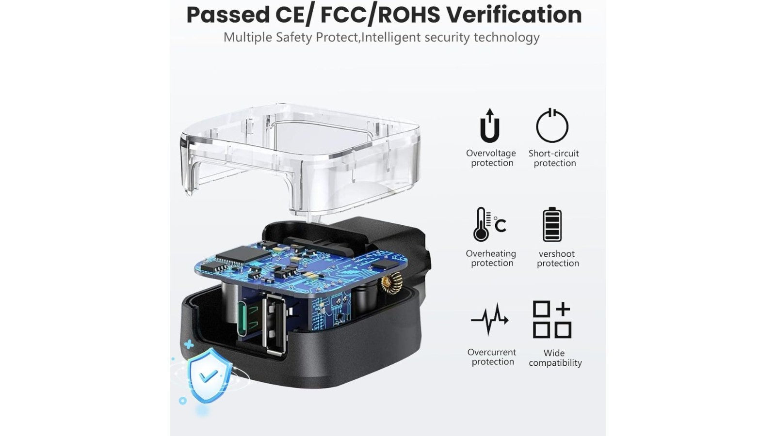 Alimentatore 65W USB C Asus Zenbook A14 A15 UX3405 UM3504 UX3407 UX3407QA UX3407