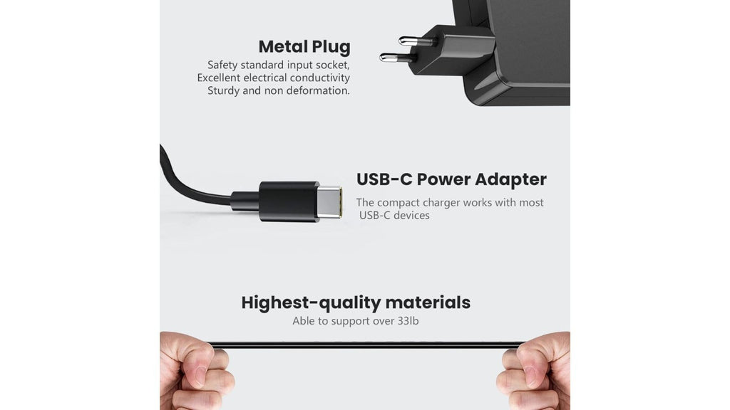 Alimentatore 65W USB C Asus Zenbook A14 A15 UX3405 UM3504 UX3407 UX3407QA UX3407