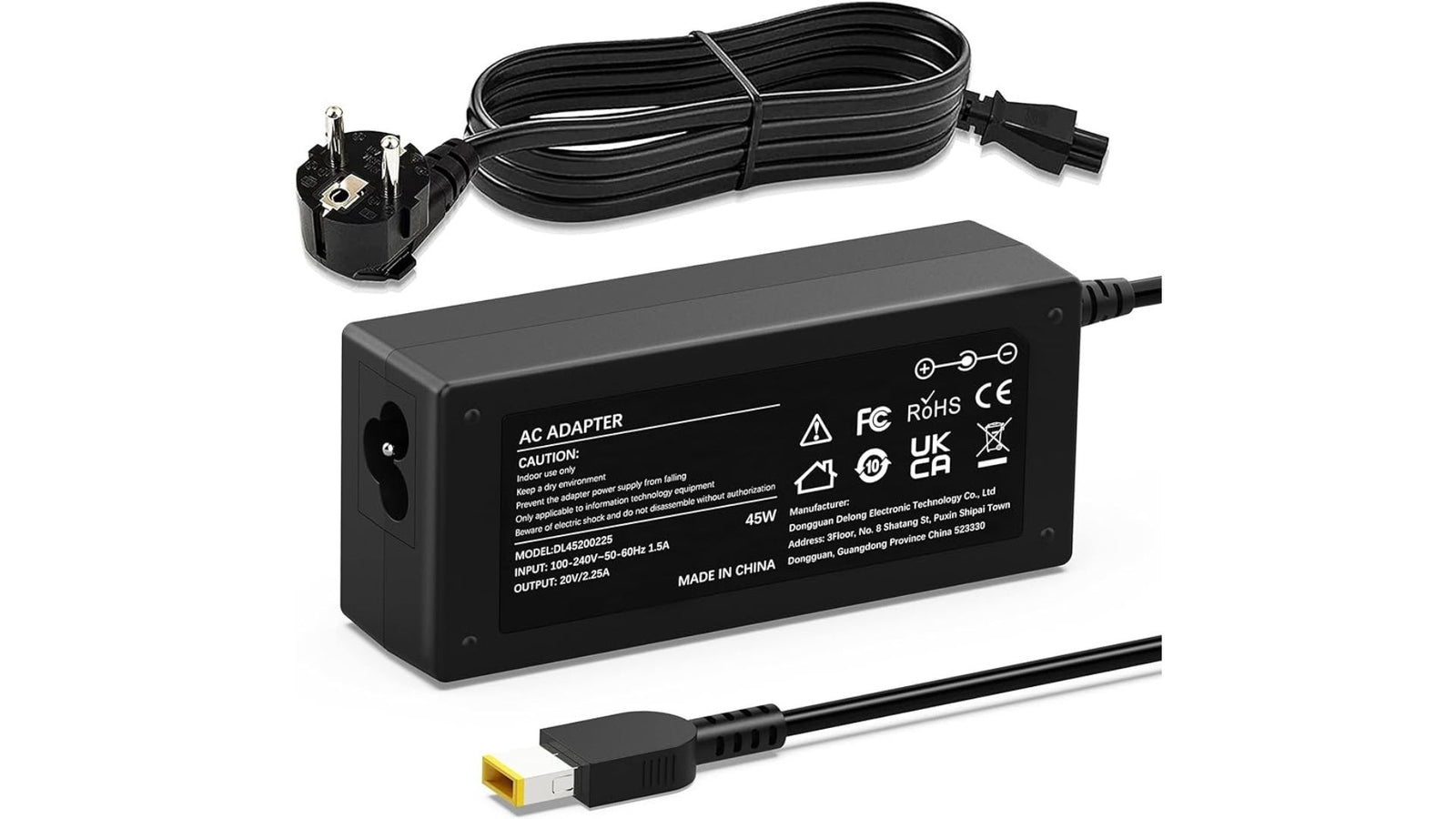 Lenovo Alimentatore 45W Slim Tip Originale Notebook – Usato e Testato