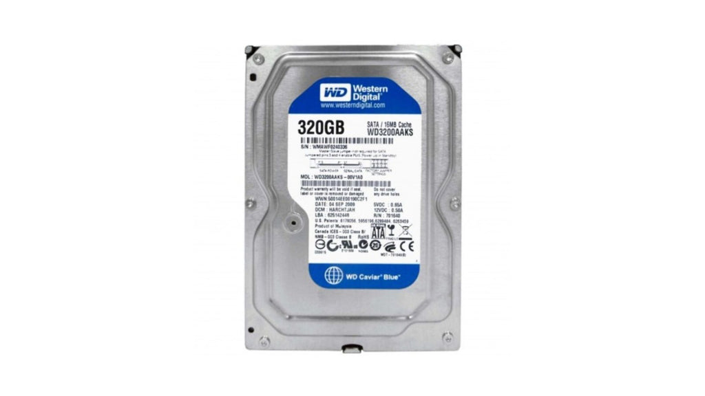 Lotto 4 Hard Disk Usati SATA 3.5" Tagli da 250/320/500GB 7200rpm per PC/server