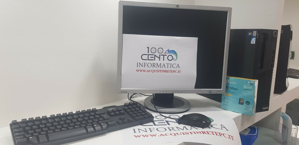 Postazione PC Ricondizionato Intel i5-6a Gen DDR4 + Monitor 17"-24" Incluso