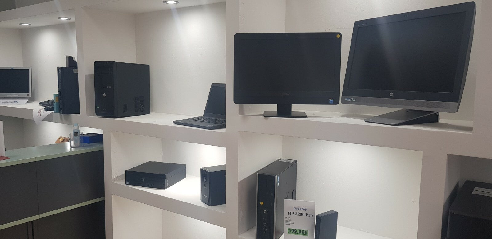 Postazione PC Ricondizionato Intel i5-6a Gen DDR4 + Monitor 17"-24" Incluso