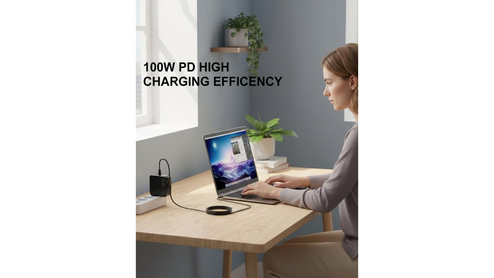 Alimentatore Universale USB-C 100W MacBook Pro Air iPad Lenovo HP ASUS NUOVO
