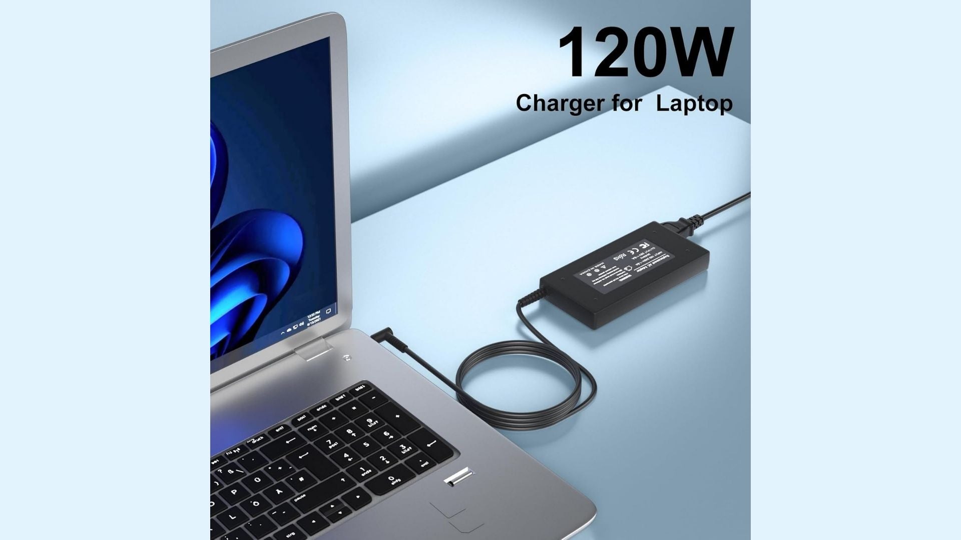 Alimentatore 120W 20V 6A 7.4x5.0/5.5x2.5/4.5x3.0mm Compatibile con MSI Thin 15 A15 GF63 Cyborg 15 A17 GF63 GV15 GV15 -Thin-11SC