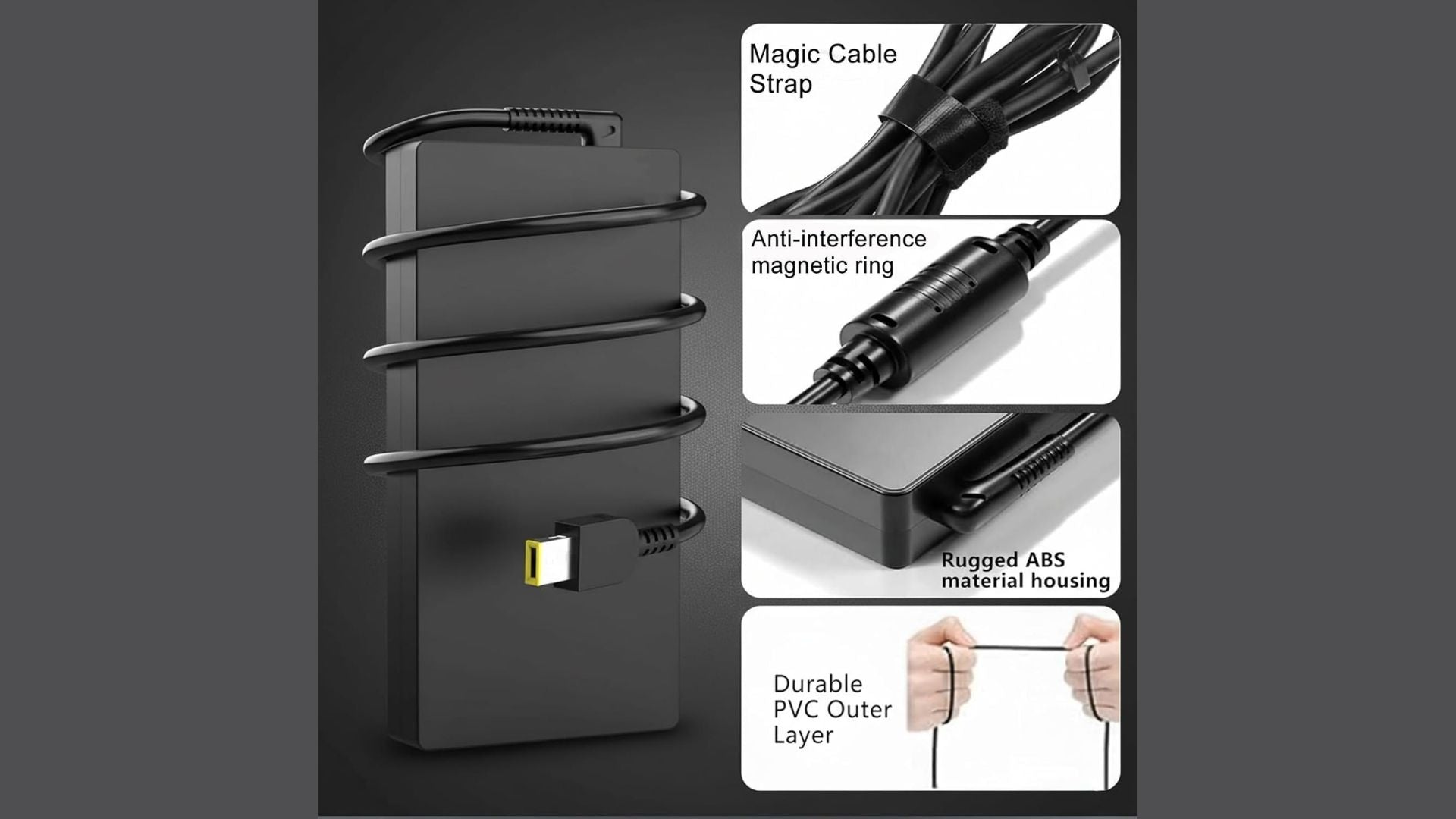 Alimentatore 170W Lenovo Legion Slim 5 5i Yoga Pro 9i ThinkPad IdeaPad Pro 5