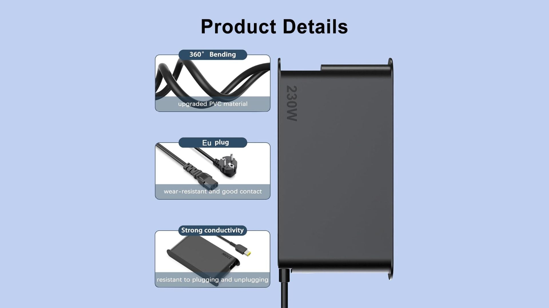 Alimentatore 230W per Lenovo Legion Slim 7i 5i Slim 5 ThinkBook 16p ThinkPad P16