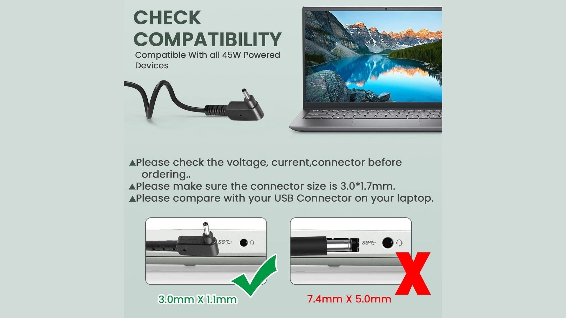 Alimentatore 40W 45W per Samsung Ativ Book 9/9 Plus/9 Lite/9 Spin