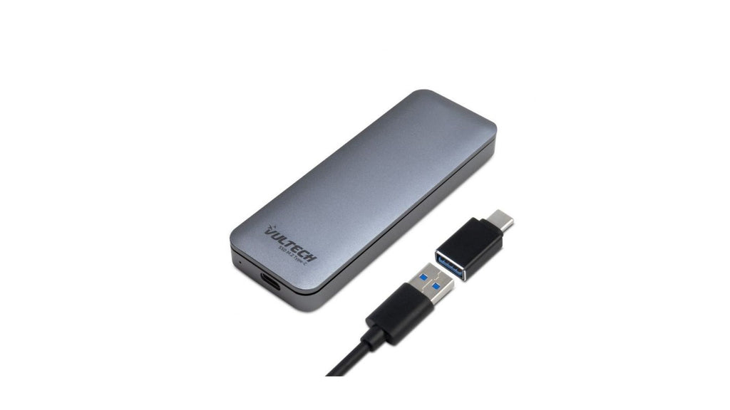 Box Esterno per SSD M.2 PCI-EX NVME Vultech GS-NVMETC Type-C USB 3.1 Gen. 2 - Nuovo