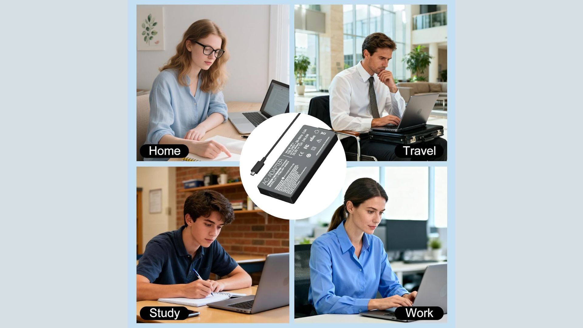 Alimentatore 240W Asus Rog Zephyrus Flow 20V 12A Rectangle Conn