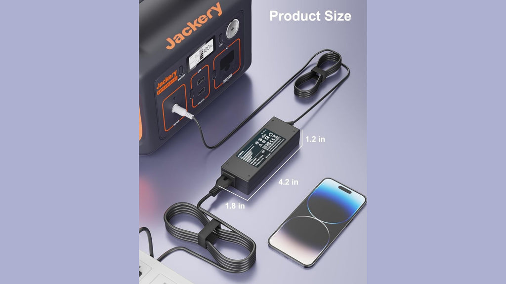 Caricatore 90W 24V 3.75A Per Jackery Portable Kraftwerk Explorer