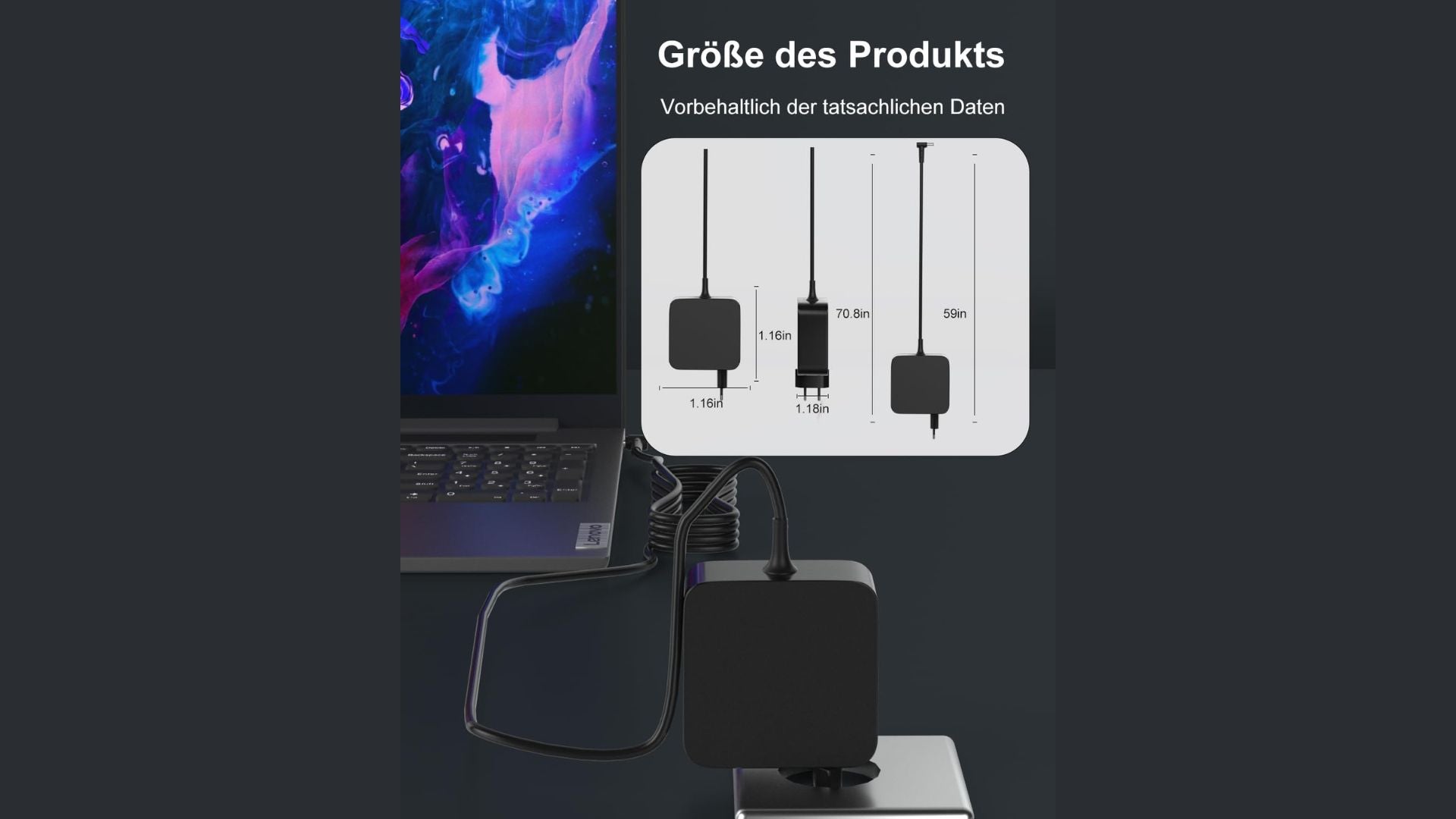 Caricatore 90W 4.5x3.00mm 19V 4.74A Asus Vivobook ExpertBook