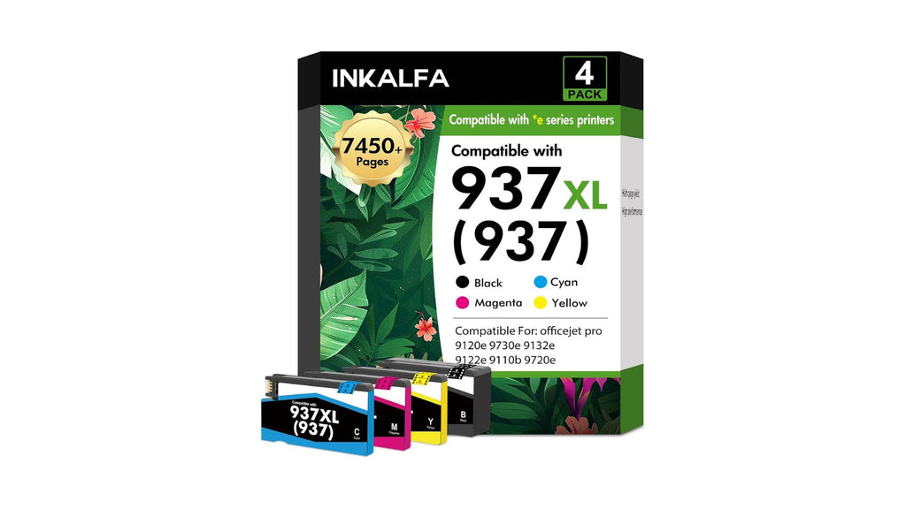 Cartucce Compatibili HP 937 XL 937e per HP OfficeJet Pro 9122e 9132e 9120b 9125e 9110b 9130b 9130e 9135e 9720 9730
