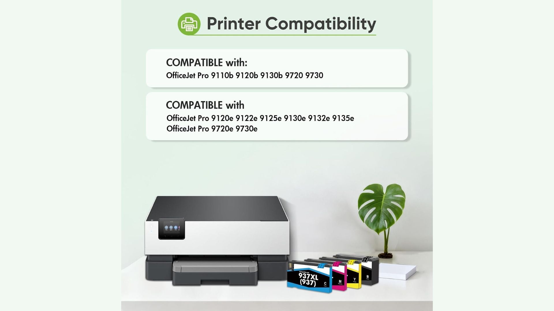 Cartucce Compatibili HP 937 XL 937e per HP OfficeJet Pro 9122e 9132e 9120b 9125e 9110b 9130b 9130e 9135e 9720 9730