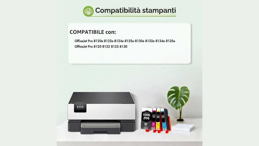 Cartucce Stampante Getto D'inchiostro Compatibile HP OfficeJet Pro 8132e 8122e 8120e 8130e 8125e 8124e