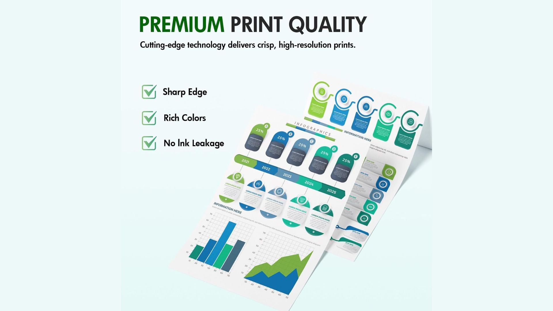 Cartucce Toner d'inchiostro per HP 308 per Envy 6110e 6120e 6122e 6130 6132e 6532e (1 nero, 1 colore)