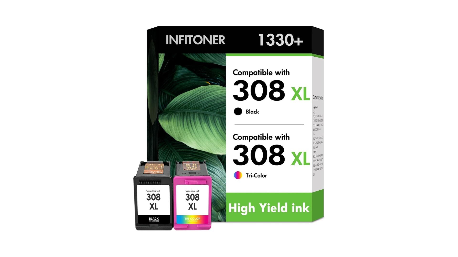 Cartuccie d'inchiostro 6120e 6520e 6100 Compatibile per HP308 XL 308XL Multipack Nero e Colore per HP ENVY 6120e 6520e 6100 6132e 6532e 6120 6110e 6122e 6130 6132e Stampante