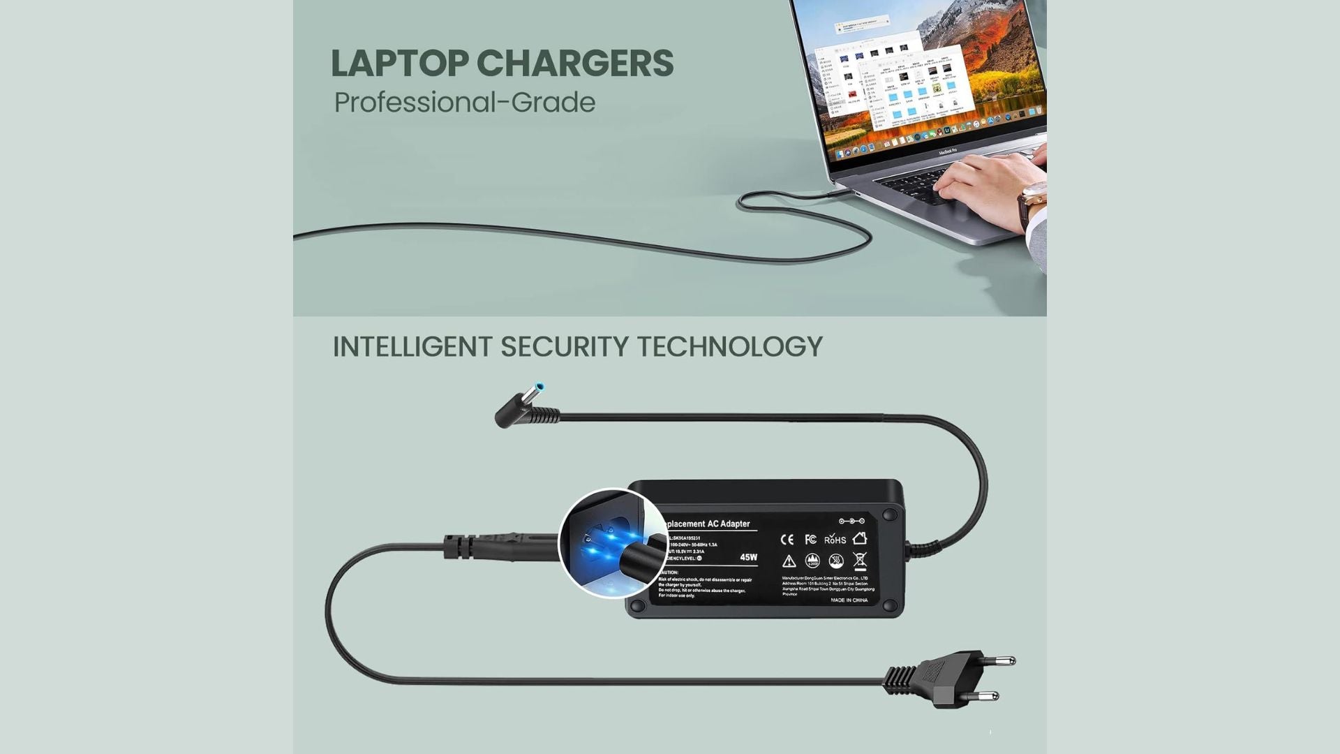 Alimentatore 45W 19.5V 2.31A HP Zbook Pavilion