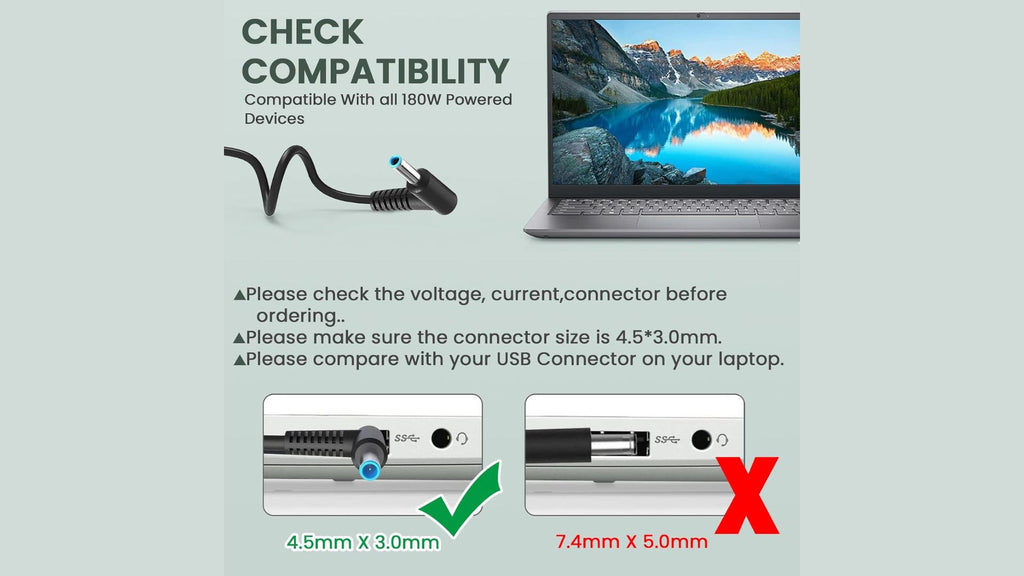 Alimentatore 45W 19.5V 2.31A HP Zbook Pavilion