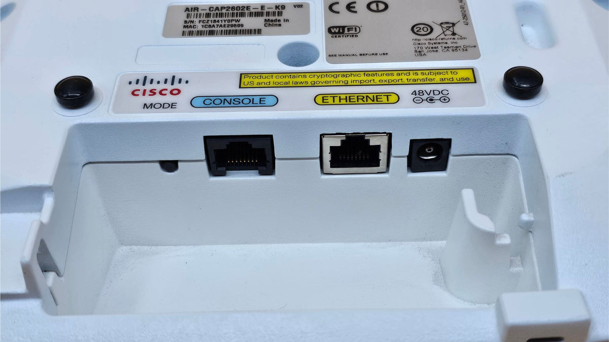 Cisco Aironet 2602e AIR-CAP2602E-E-K9 Access Point Dual-Band PoE Senza Antenne