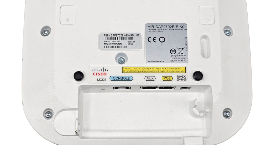 Cisco Aironet 2702e AIR-CAP2702E-E-K9 Access Point 802.11ac PoE Senza Antenne