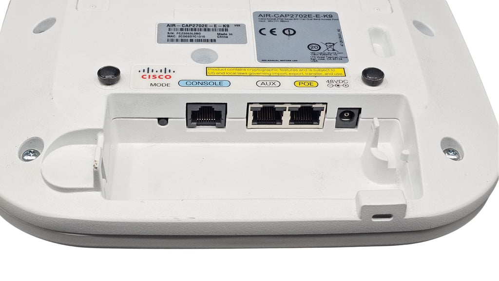 Cisco Aironet 2702e AIR-CAP2702E-E-K9 Access Point 802.11ac PoE Senza Antenne