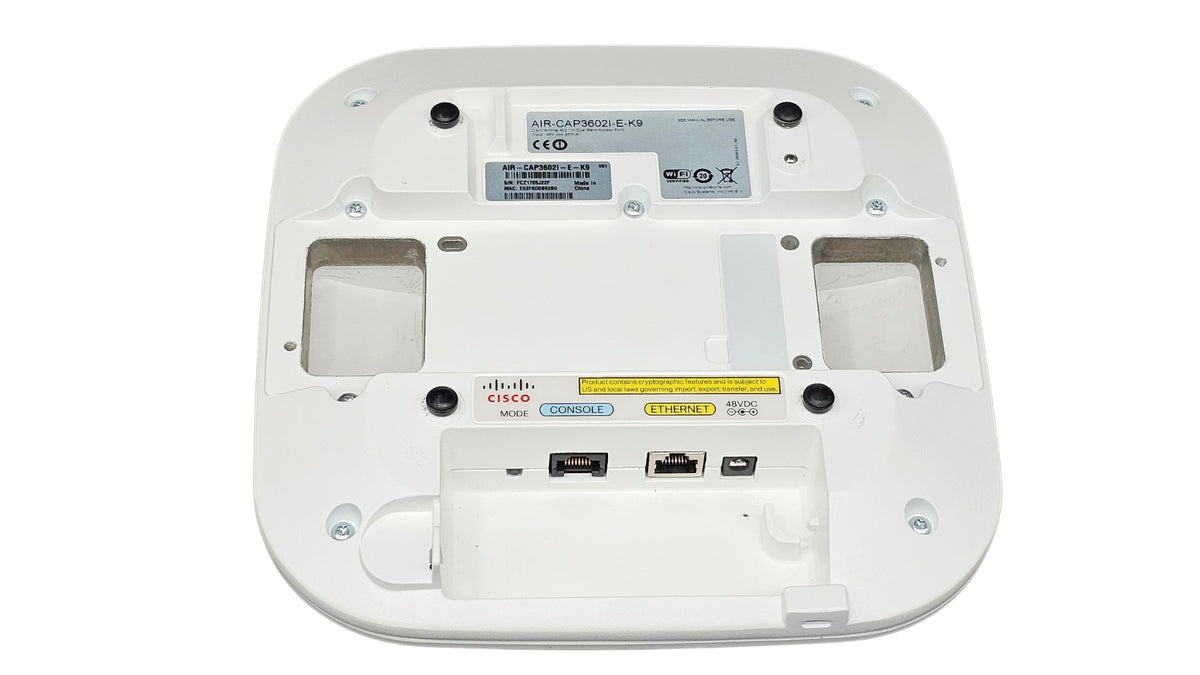 Cisco Aironet 3602i AIR-CAP3602I-E-K9 Access Point Dual-Band PoE Usato