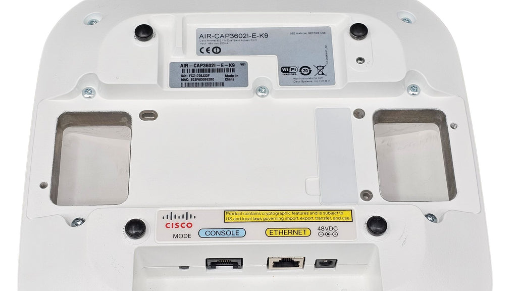 Cisco Aironet 3602i AIR-CAP3602I-E-K9 Access Point Dual-Band PoE Usato
