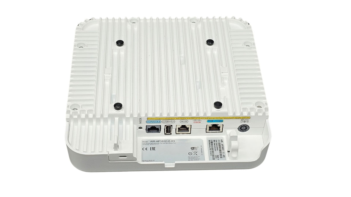 Cisco Aironet 3802i AIR-AP3802I-E-K9 Access Point 802.11ac Wave 2 mGig PoE Usato