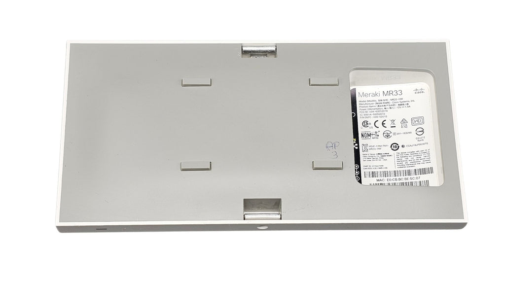 Cisco Meraki MR33 MR33-HW Access Point 802.11ac Wave 2 PoE Usato
