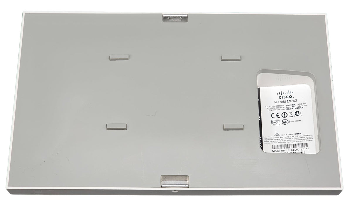 Cisco Meraki MR42 MR42-HW Access Point 802.11ac Wave 2 3x3 PoE Usato