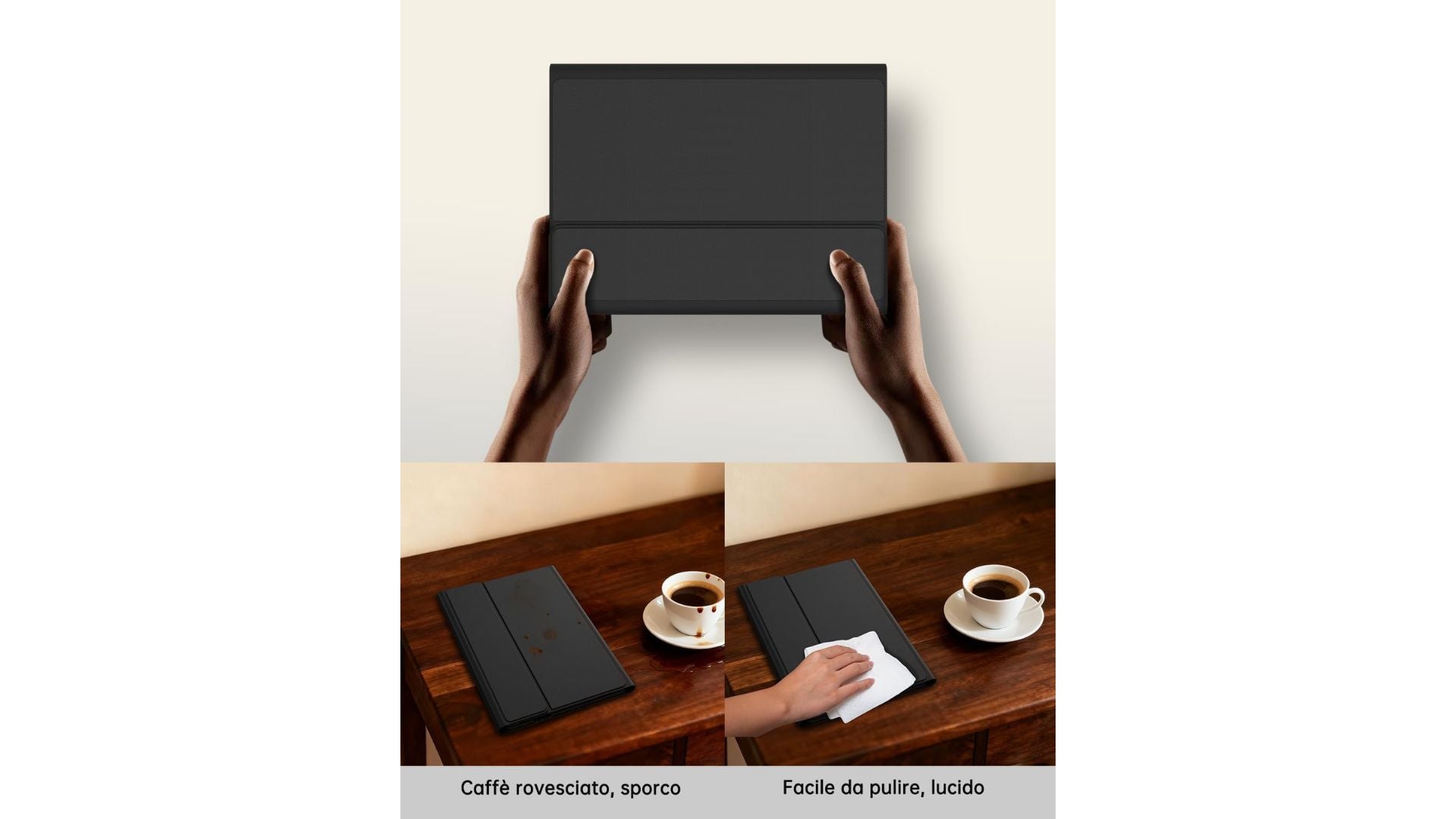 Custodia con tastiera per Lenovo Idea Tab 11 pollici 2025 : Tastiera retroilluminata Rainbow con touchpad intelligente