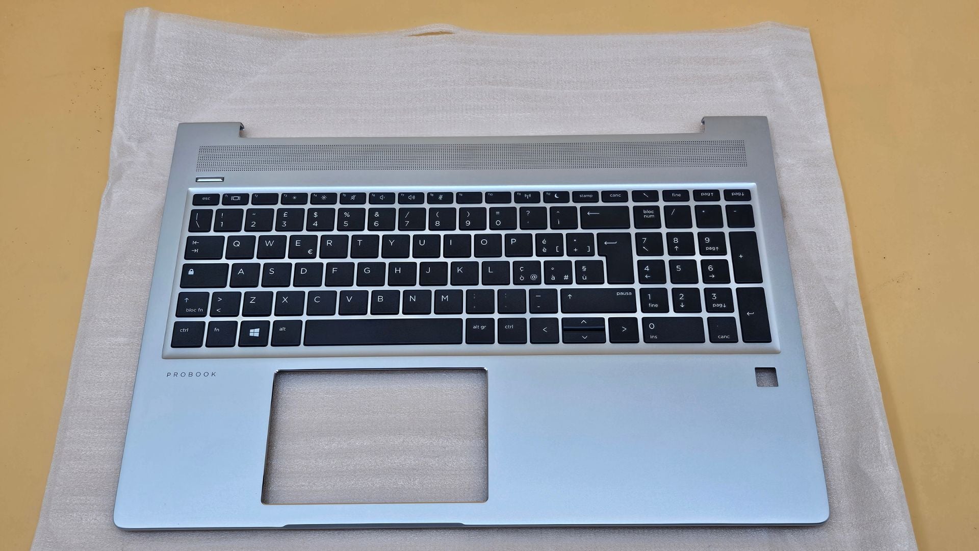 Tastiera Notebook HP ProBook 450 G6 450 G7 455 G6 455 G7 - Topcase con Palmrest Silver - ITA