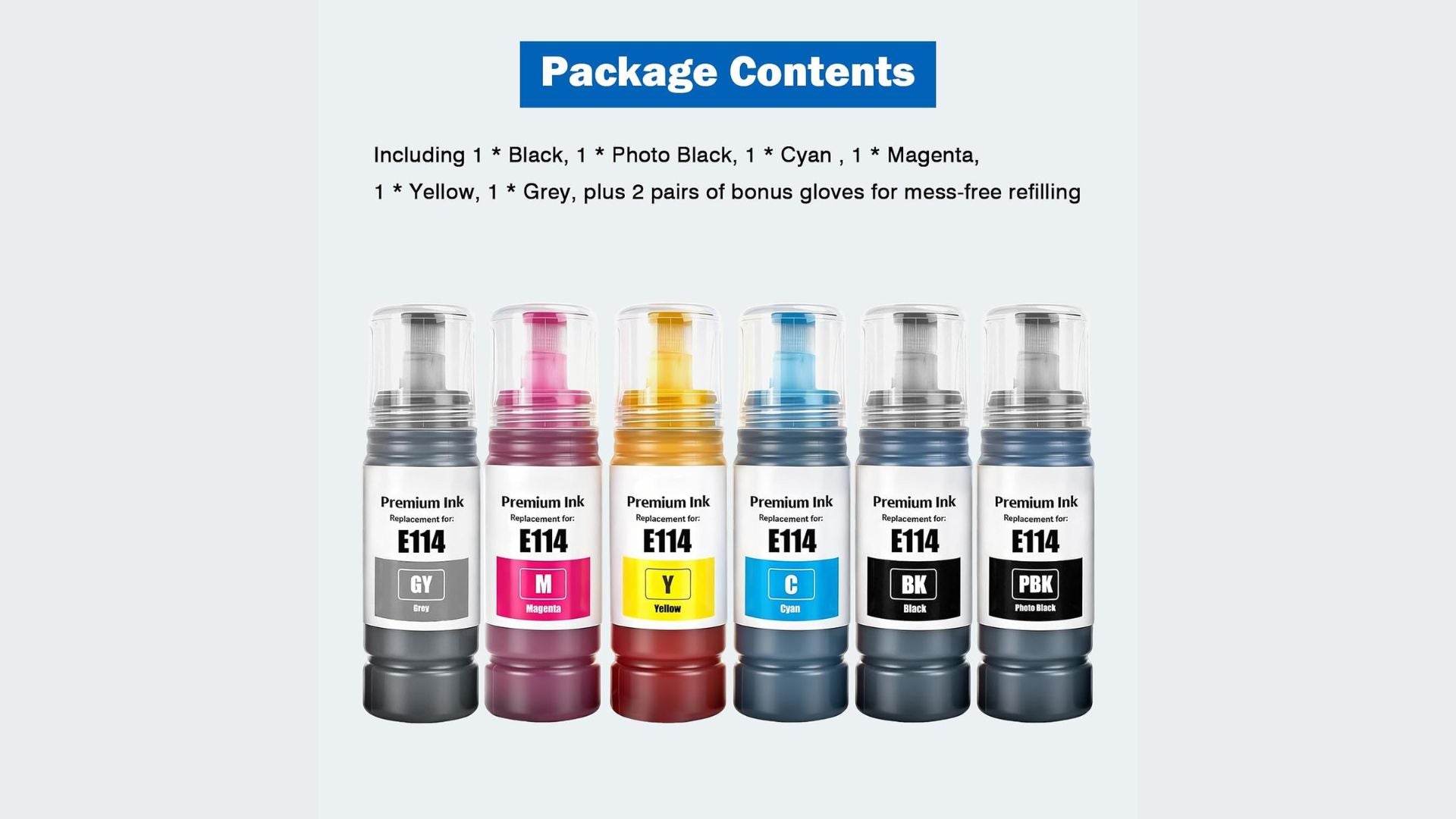 Inchiostro Compatibile per Epson 114 Inchiostro ET-8550 ET-8500 Stampante
