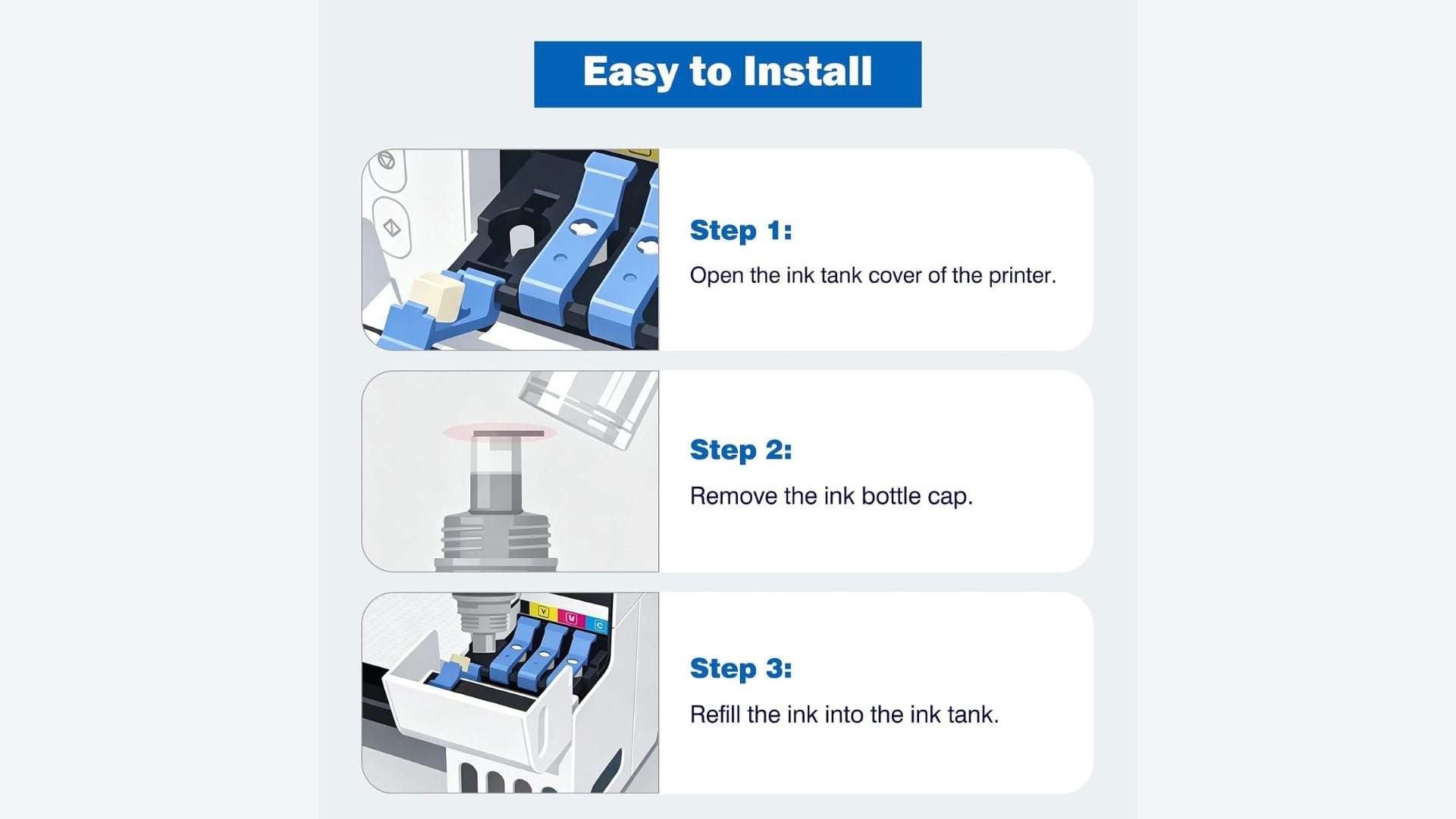 Inchiostro Compatibile per Epson 114 Inchiostro ET-8550 ET-8500 Stampante