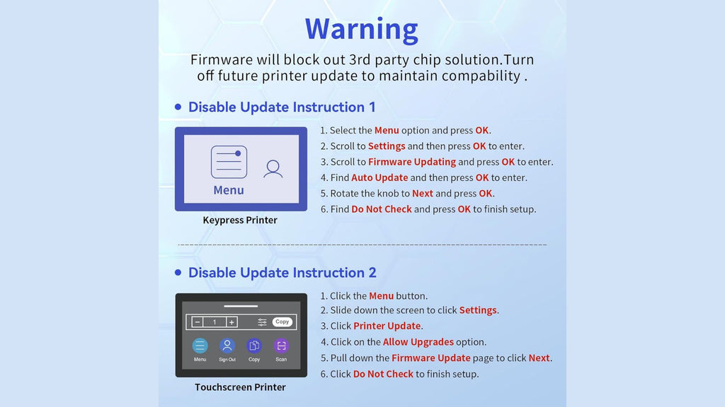 Ricambio per HP 219A Toner Set (Con Chip) per 219X 219A per HP Color Laserjet Pro MFP 3302FDWG Toner per MFP 3302SDWG 3302FDNG per W2190A W2191A W2192A W2193A