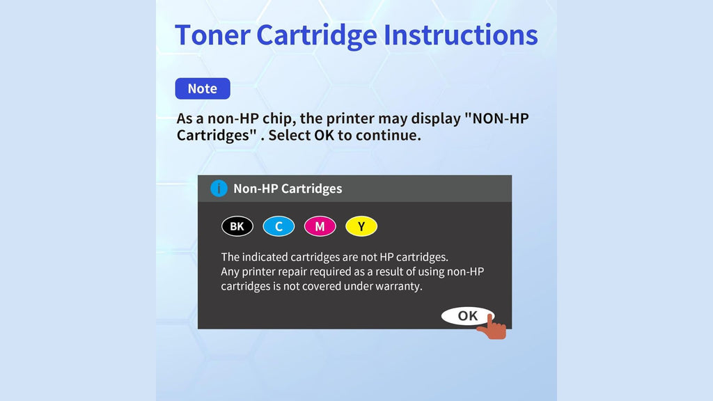 Ricambio per HP 219A Toner Set (Con Chip) per 219X 219A per HP Color Laserjet Pro MFP 3302FDWG Toner per MFP 3302SDWG 3302FDNG per W2190A W2191A W2192A W2193A