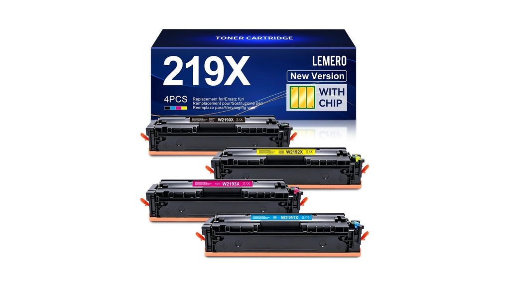 Toner  Compatibile per HP 219X 3.200 Pg/2.500 Pg HP Color Laserjet Pro MFP 3302FDWG Toner per MFP 3302SDWG 3302FDNG per W2190A W2191A W2192A W2193A